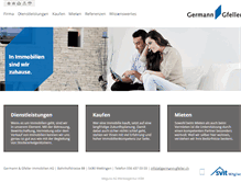 Tablet Screenshot of germann-gfeller.ch